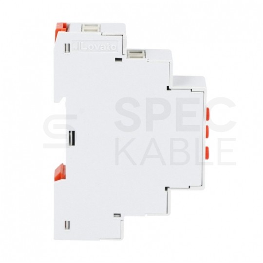 Przekaźnik czasowy (0,1s - 10dni) 12-240V 8A wielofunkcyjny (1 styk) 1-modułowy TMM1 LOVATO