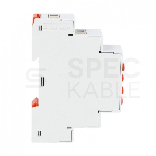 Przekaźnik czasowy (0,1s - 10dni) 12-240V 8A wielofunkcyjny (2 styki) 1-modułowy TMM2 LOVATO