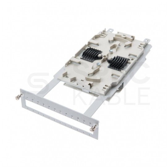 Przełącznica światłowodowa FO 12xPMM RACK 19" 3U modułowa od 144 do 192 włókien aluminiowa PFOT