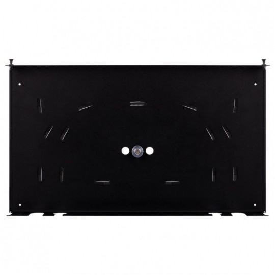 Przełącznica światłowodowa FO 24xSC simplex RACK 19" 1U wysuwana czarna