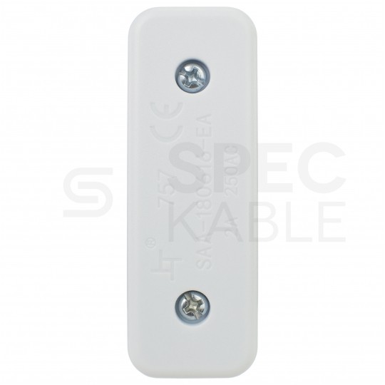 Przełącznik Wyłącznik przelotowy M57 na kabel do lampy 250V 2A biały