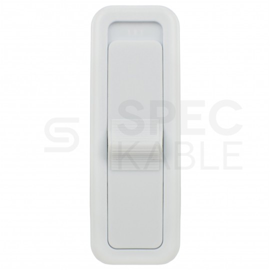 Przełącznik Wyłącznik przelotowy M57 na kabel do lampy 250V 2A biały