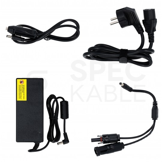 Przenośna stacja zasilania 600W Powerbank solarny 461Wh (ładowanie AC + DC) VOLT TRAVEL POWERBOX OPTI 1200