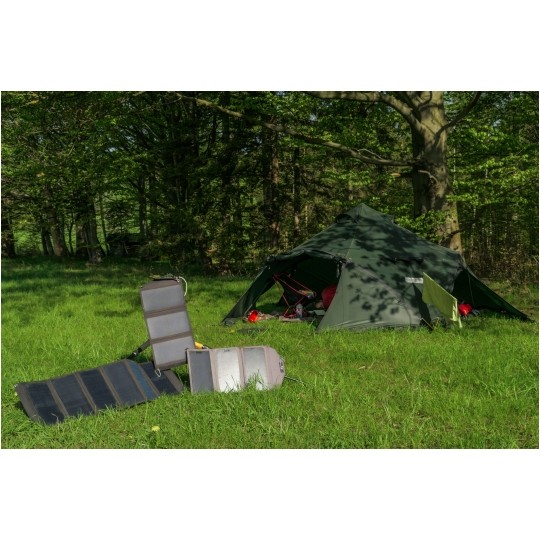 Przenośny panel solarny Ładowarka słoneczna USB składany turystyczny 80W TRAVEL SOLAR VOLT