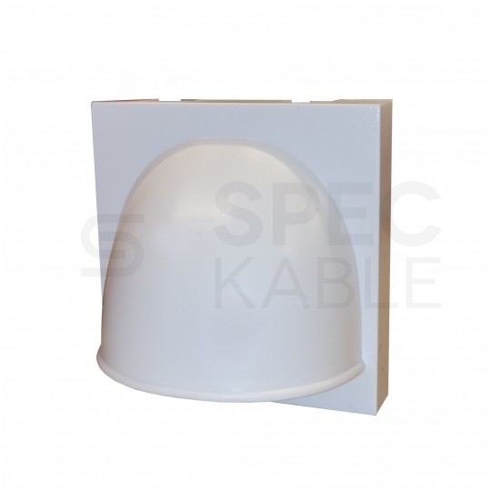 Przepust kablowy moduł 2M 45x45 biały Mediabox