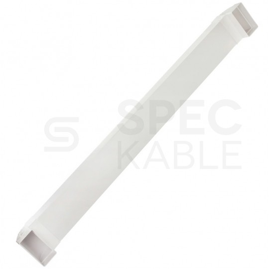 Przepust kanał kablowy podtynkowy płaski 55x110mm 0,5m do prowadzenia kabli telewizyjnych + 2x kolanko 90st airRoxy