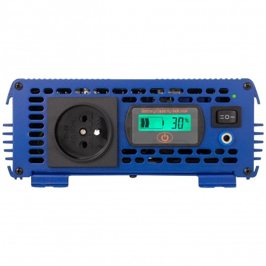 Przetwornica napięcia 12V / 230V czysty SINUS 1100/2000W + tryb Eco i pilot sterujący AZO Digital IPS-2000S PRO ECO MODE