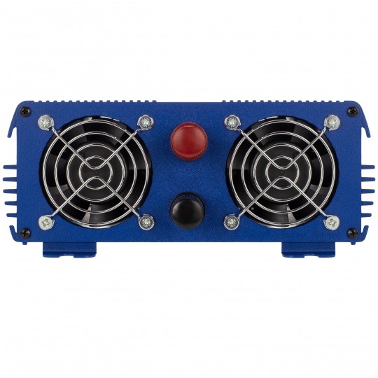 Przetwornica napięcia 12V / 230V czysty SINUS 550/1000W + tryb Eco i pilot sterujący AZO Digital IPS-1000S PRO ECO MODE