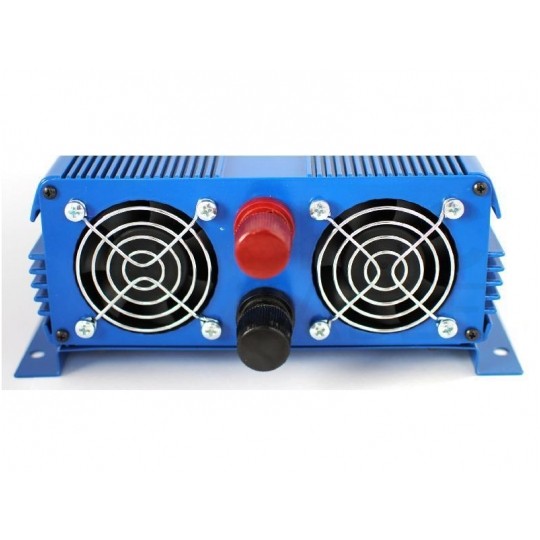 Przetwornica napięcia 24V / 230V czysty SINUS 1300/2000W + tryb Eco AZO Digital IPS-2000S ECO MODE