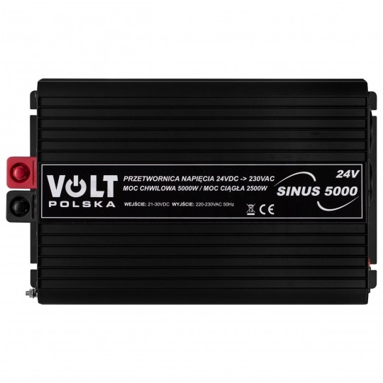Przetwornica napięcia 24V / 230V czysty SINUS 2500/5000W VOLT SINUS 5000