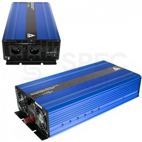 Przetwornica napięcia 24V / 230V czysty SINUS 3000/6000W AZO Digital IPS-6000S