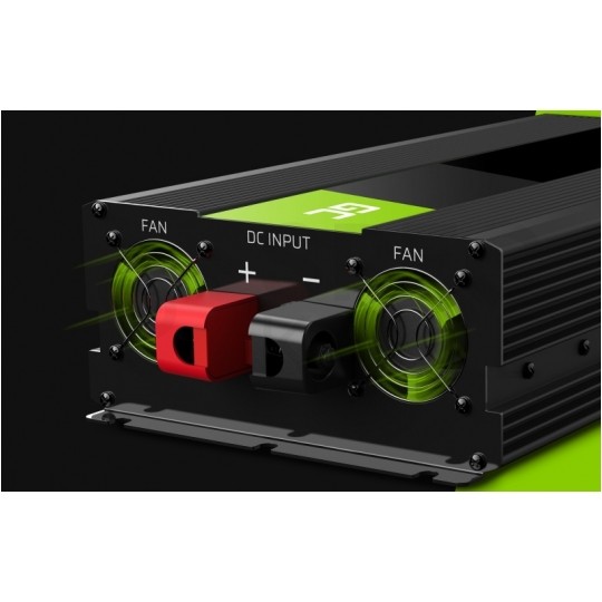 Przetwornica napięcia Inwerter 12V / 230V SINUS modyfikowany 3000/6000W z gniazdami Schuko Green Cell