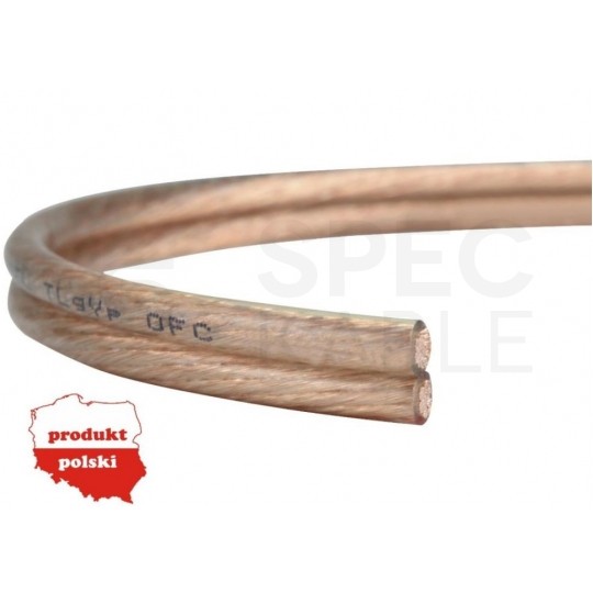 Przewód głośnikowy TLgYp 2x4 CU OFC miedź beztlenowa Technokabel