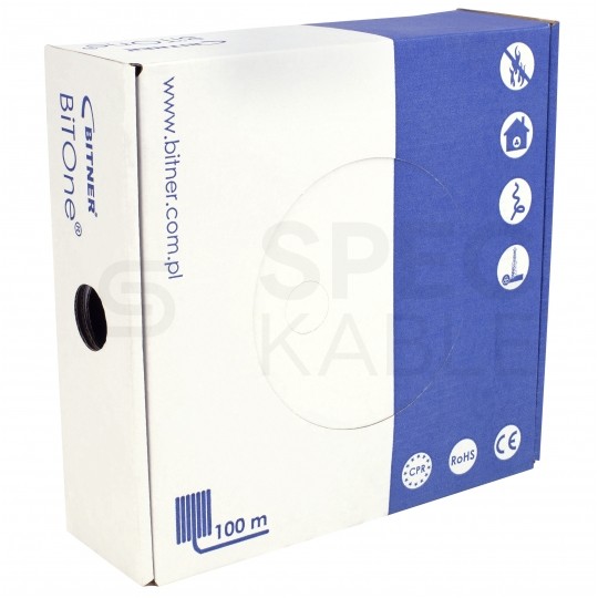 Przewód instalacyjny BiTOne H05V-K / LgY 0,75 500V brązowy linka giętka Bitner