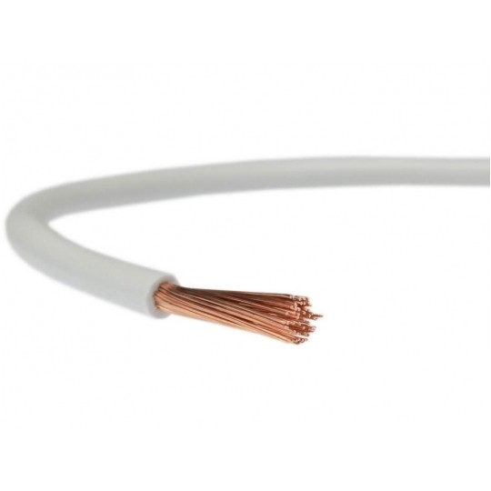 Przewód instalacyjny H05V-K / LgY 1 500V biały linka giętka Elektrokabel