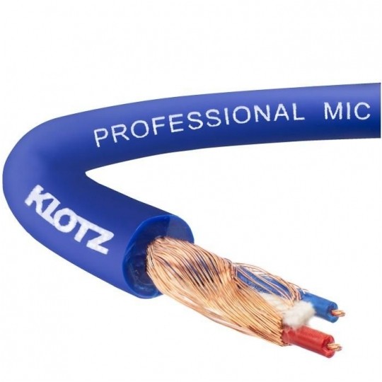 Przewód mikrofonowy MY206BL 2x0,22 niebieski Klotz