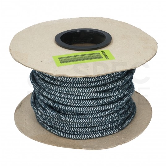 Przewód prądowy H03VV-F / OMY 300V 2x0,75 kabel w oplocie jodełka grafitowa linka