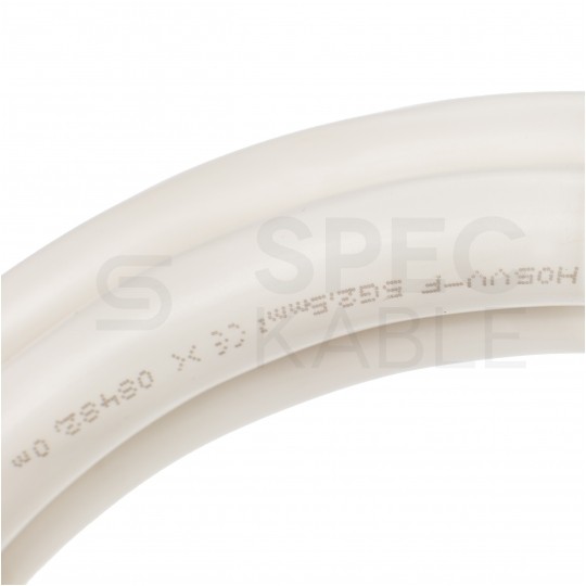 Przewód zasilający OWY (H05VV-F) 5x2,5mm2 biały 1,5m do piekarników, kuchenek, AGD, płyt indukcyjnych itp.