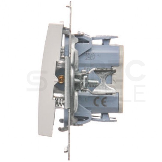 Przycisk odbijający "dzwonek" SIMON 54 biały 10AX Kontakt Simon DD1.01/11