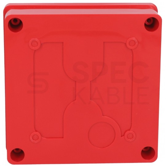 Przycisk przeciwpożarowy PPOŻ natynkowy ostrzegacz ręczny IP65 1Z 1R czerwony SPAMEL OP1-W01-B\11