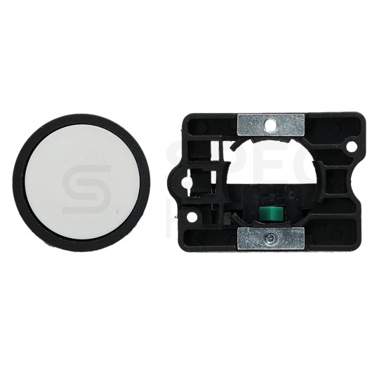 Przycisk sterowniczy do kaset sterowniczych XB2 biały ADELID AS22-EA11