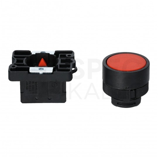 Przycisk sterowniczy do kaset sterowniczych XB2 czerwony STOP ADELID AS22-EA42