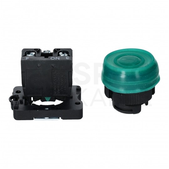 Przycisk sterowniczy do kaset sterowniczych XB2 zielony START IP66 ADELID AS22-EP31