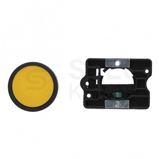 Przycisk sterowniczy do kaset sterowniczych XB2 żółty ADELID AS22-EA51