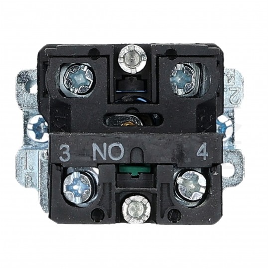 Przycisk sterowniczy podświetlany do kaset sterowniczych XB2 niebieski z metalowym kołnierzem ADELID AS22-BW3661L