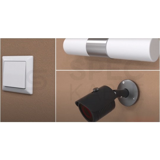 Puszka elektroinstalacyjna do elewacji, dociepleń KEFZ podtynkowa do wykończonej izolacji termicznej szara KOPOS