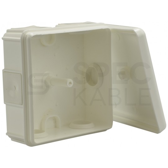 Puszka instalacyjna EP-LUX natynkowa 86x86x39mm hermetyczna IP55 biała Elektro-Plast