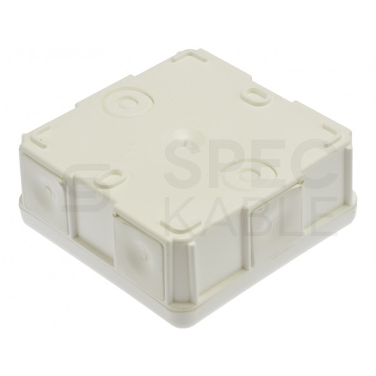 Puszka instalacyjna EP-LUX natynkowa 86x86x39mm hermetyczna IP55 biała Elektro-Plast