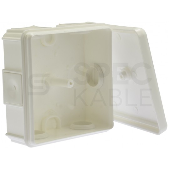Puszka instalacyjna EP-LUX natynkowa 86x86x39mm hermetyczna IP55 biała Elektro-Plast