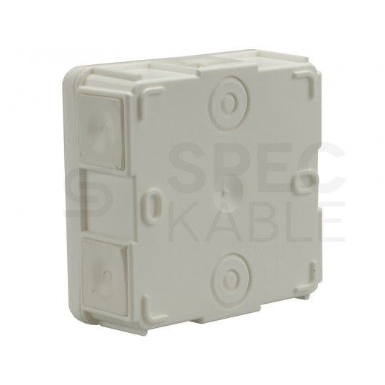 Puszka instalacyjna EP-LUX natynkowa 86x86x39mm hermetyczna IP55 biała Elektro-Plast