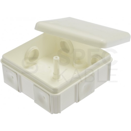 Puszka instalacyjna EP-LUX natynkowa 86x86x39mm hermetyczna IP55 biała Elektro-Plast