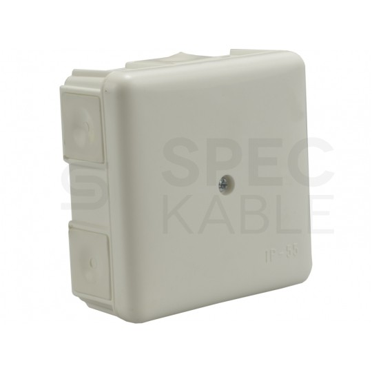 Puszka instalacyjna EP-LUX natynkowa 86x86x39mm hermetyczna IP55 biała Elektro-Plast