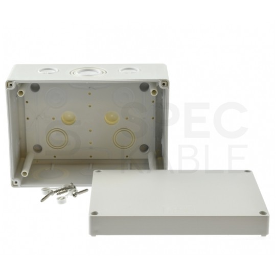 Puszka instalacyjna KSK 175 natynkowa 176x126x90mm bezhalogenowa hermetyczna IP66 szara