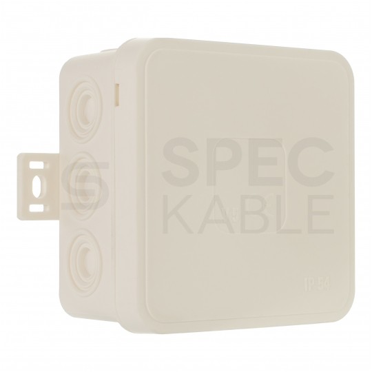 Puszka instalacyjna natynkowa 100x100x41mm hermetyczna IP54 biała ViPlast