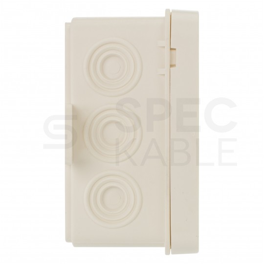 Puszka instalacyjna natynkowa 100x100x41mm hermetyczna IP54 biała ViPlast
