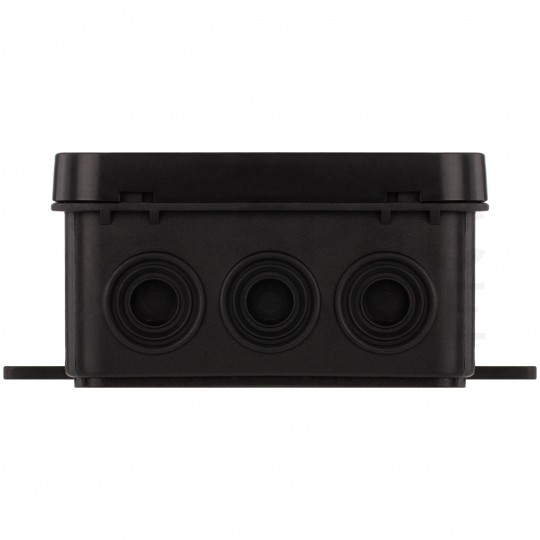 Puszka instalacyjna natynkowa 100x100x41mm hermetyczna IP54 czarna ViPlast