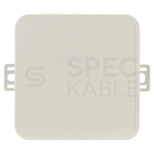 Puszka instalacyjna natynkowa 100x100x41mm hermetyczna IP54 szara ViPlast