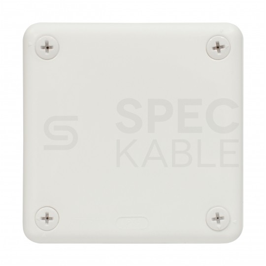 Puszka instalacyjna natynkowa 98x98x65mm hermetyczna IP55 biała ViPlast