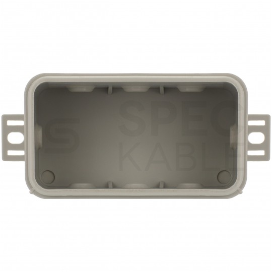 Puszka instalacyjna natynkowa typu KLIK 80x45x41mm hermetyczna IP54 szara ViPlast