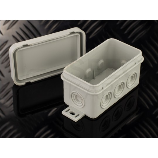 Puszka instalacyjna natynkowa typu KLIK 80x45x41mm hermetyczna IP54 szara ViPlast