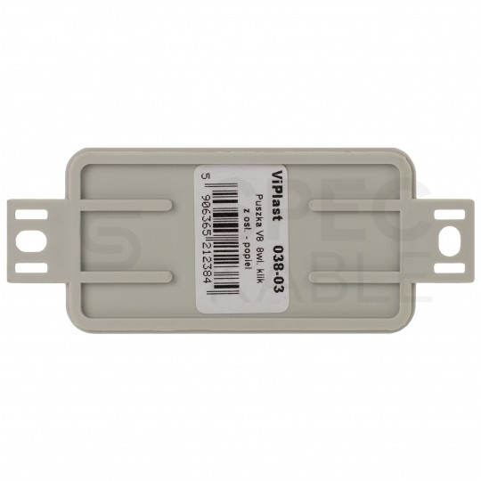 Puszka instalacyjna natynkowa typu KLIK 80x45x41mm hermetyczna IP54 szara ViPlast