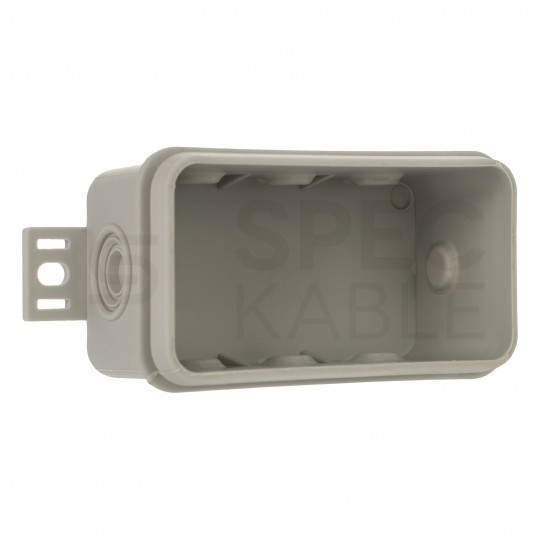 Puszka instalacyjna natynkowa typu KLIK 80x45x41mm hermetyczna IP54 szara ViPlast