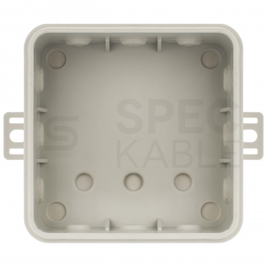 Puszka instalacyjna natynkowa typu KLIK 85x85x41mm hermetyczna IP54 szara ViPlast