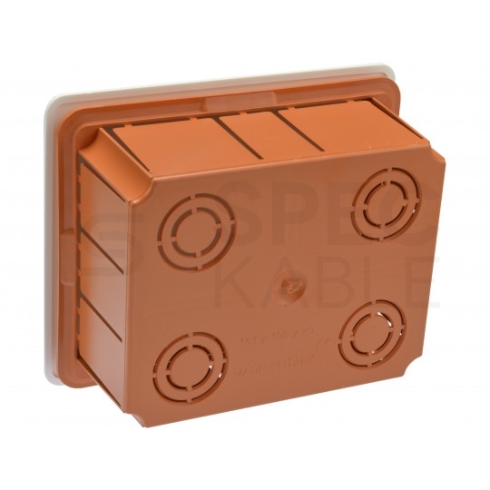 Puszka instalacyjna podtynkowa 158x127x70mm IP30 z białą pokrywą PAWBOL