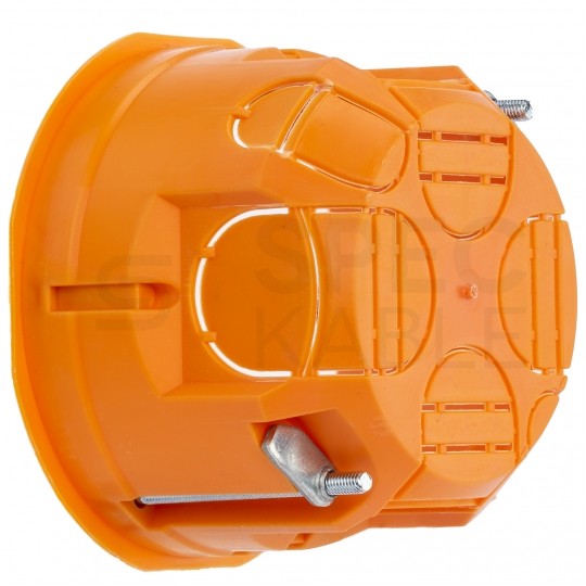 Puszka instalacyjna podtynkowa do nidy fi:60mm (68x46mm) IP30 z wkrętami PAWBOL 100szt.