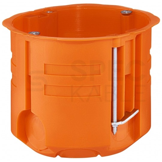 Puszka instalacyjna podtynkowa do nidy fi:60mm (68x58,5mm) z wkrętami, głęboka SIMET 75szt.